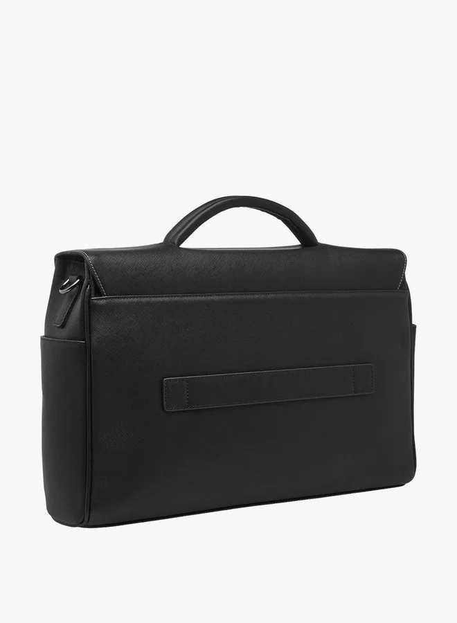 DUCHINI BLACK Men Detachable Strap Portfolio Bag for Men | Best Price UAE